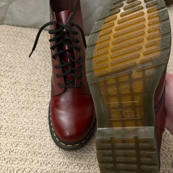 Cherry Red 1460 Dr. Martens - Picture 3 of 3